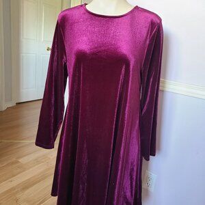 Old Navy Velvet Swing Dress